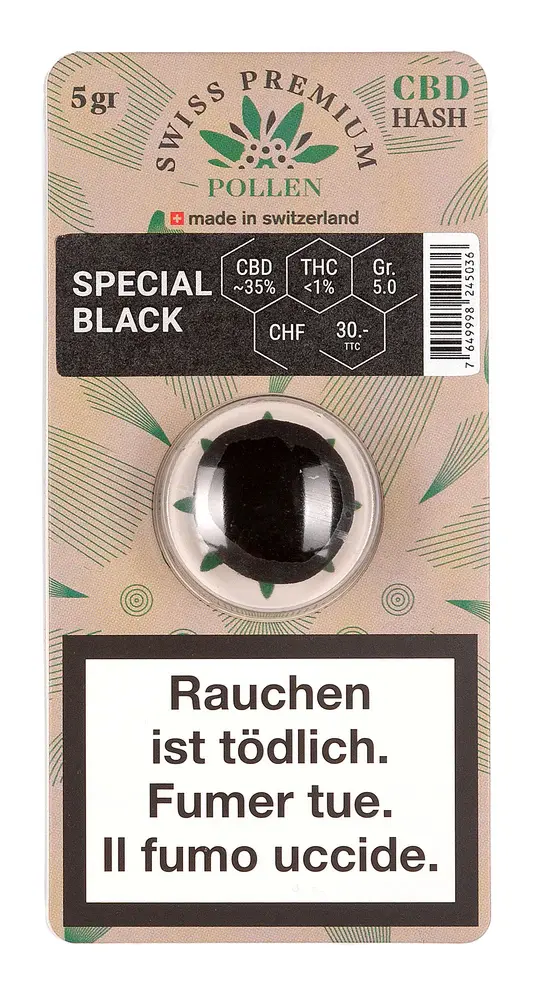 Swiss Premium Pollen | Special Black | 5g