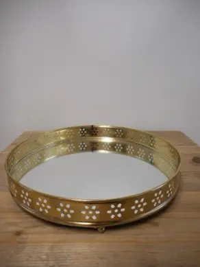 Tablett gold D 25cm
