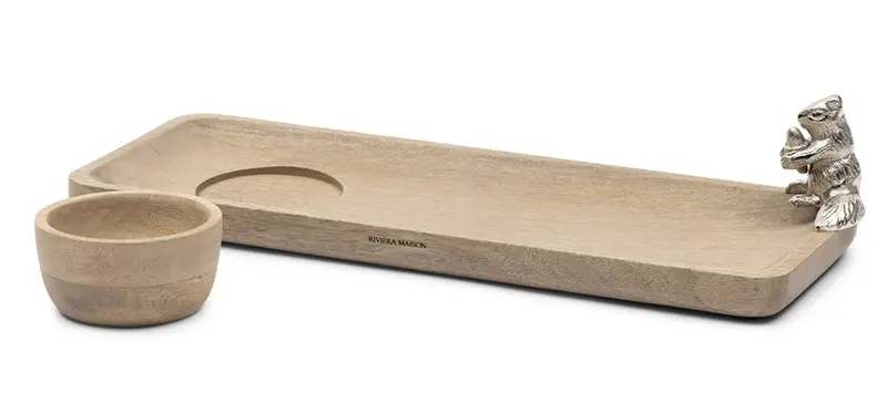 Tablett mit Eichhörnchen