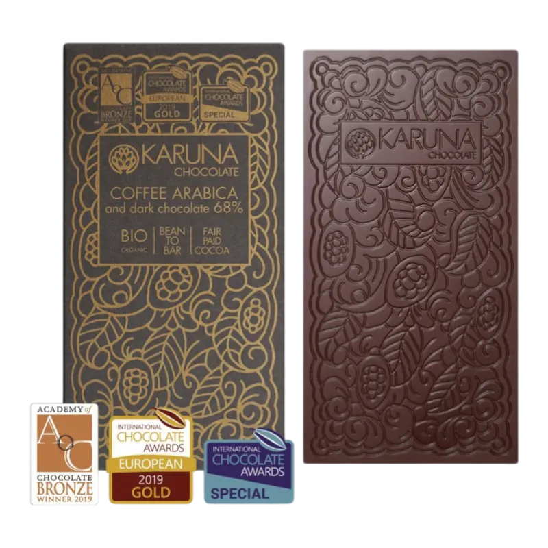 Tafelschokolade Kaffee Arabica 68% 60g
