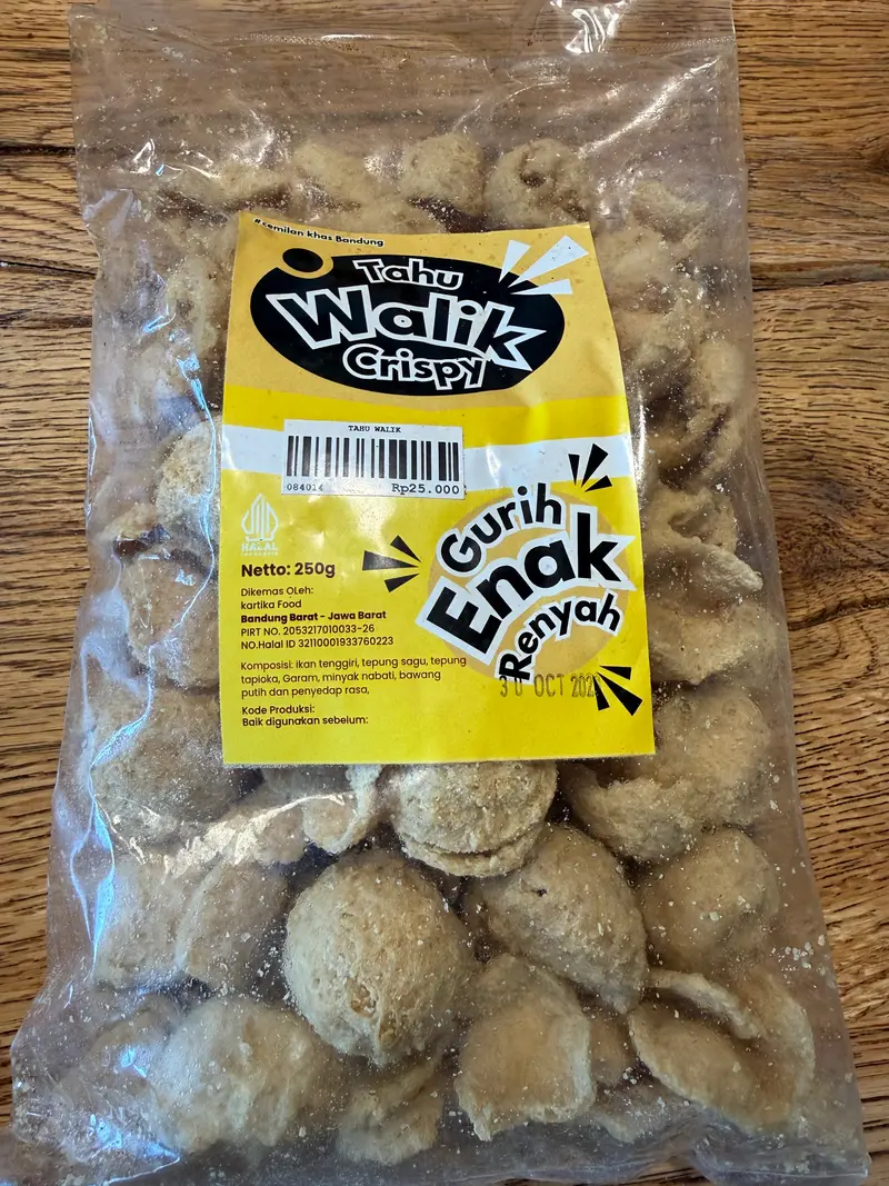 Tahu walik Pedas 250gr