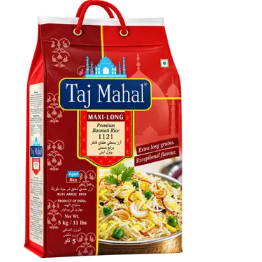 Taj Mahal Maxi Long Supreme Basmati Rice - 5 kg