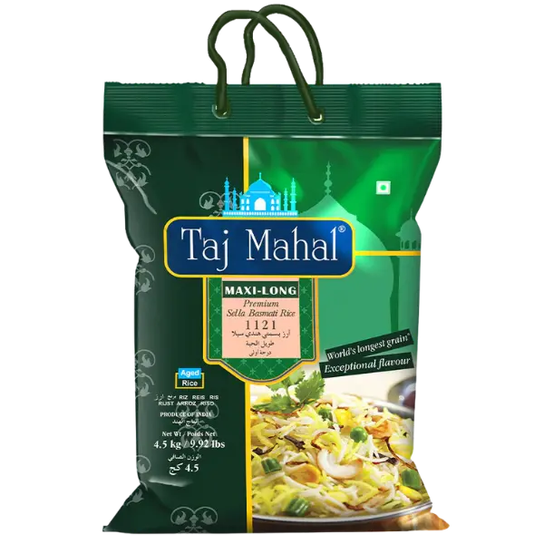 Taj Mahal Premium Sella Basmati Rice - 5 kg