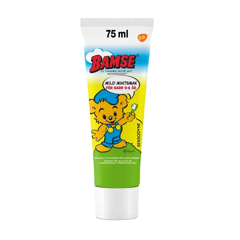 Tandkräm Bamse Barn 75ml Sensodyne