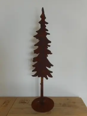 Tanne rost schmal klein H 52cm