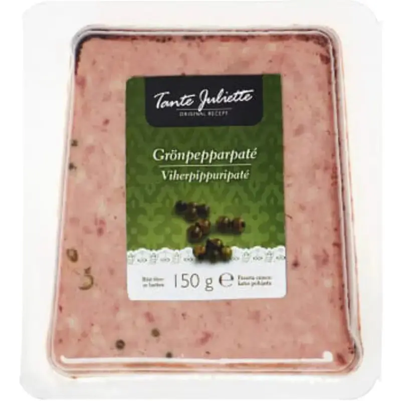 Tante Juliette Grönpepparpaté - Greenpepper paté - 150 g