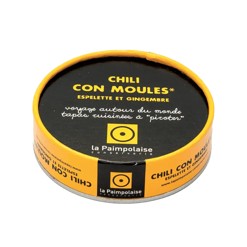 Tapas de chili con moules, espelette et gingembre