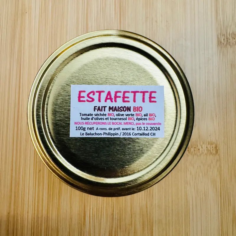 Tapenade "estafette" BIO