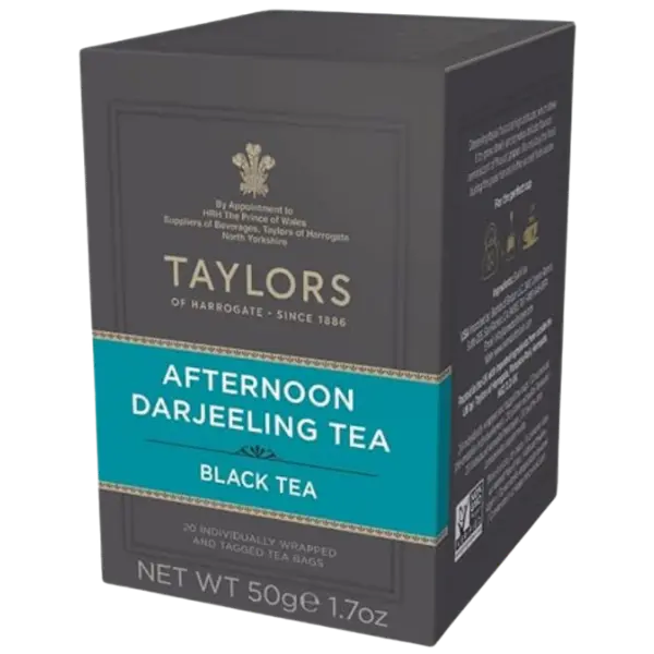 Taylors Afternoon Darjeeling Tea – 50 g (20 Bags)