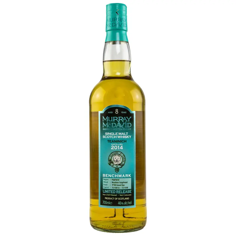 Teaninich 2014/2022 - 8 y.o. - First Fill Koval Rye Cask - Murray McDavid