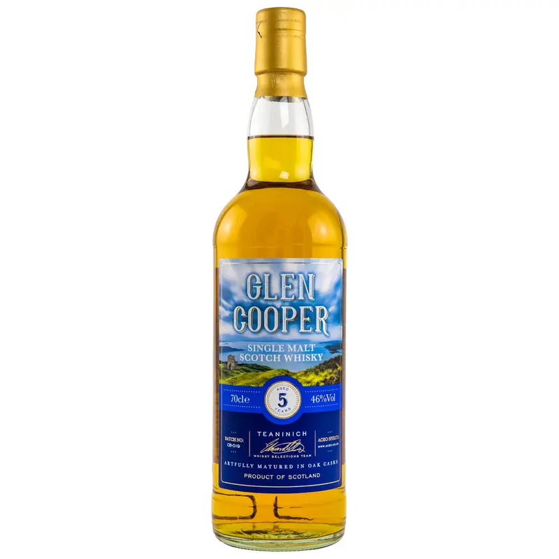 Teaninich 5 y.o. - Glen Cooper - mit Backlabel