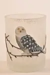 Teelicht Glas div. Tiersujet