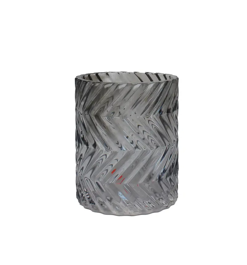 Teelicht grau H 9.5cm