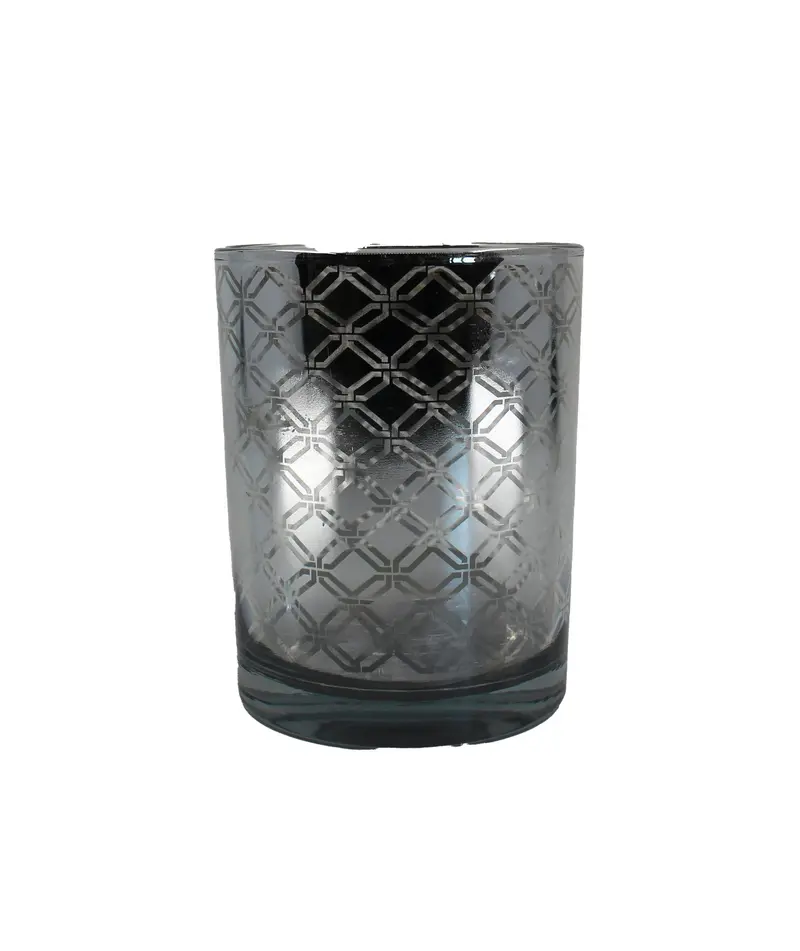 Teelicht silber/glas