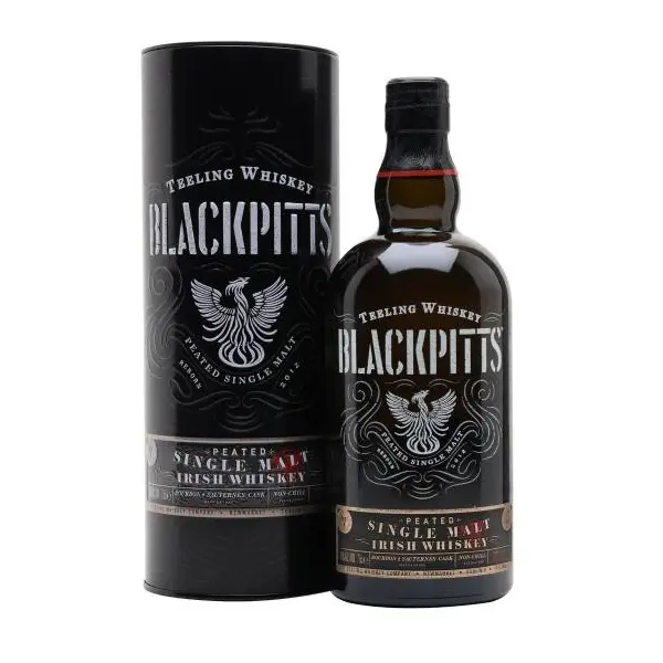 Teeling Blackpitts Peated Single Malt Irish Whisky - 70cl