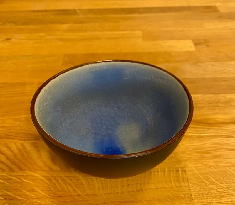 Teeschale Cha Wan dunkelblau