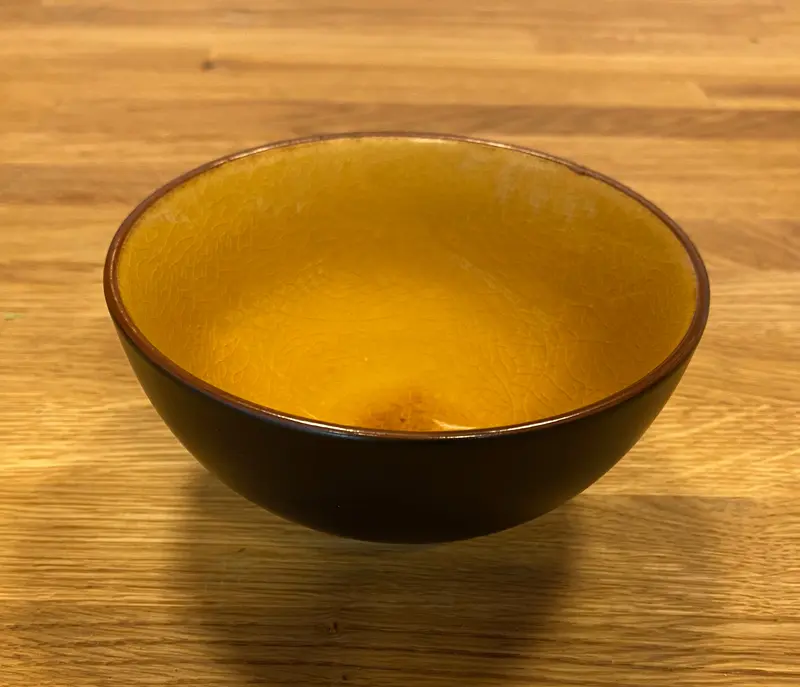 Teeschale Cha Wan kaki-orange