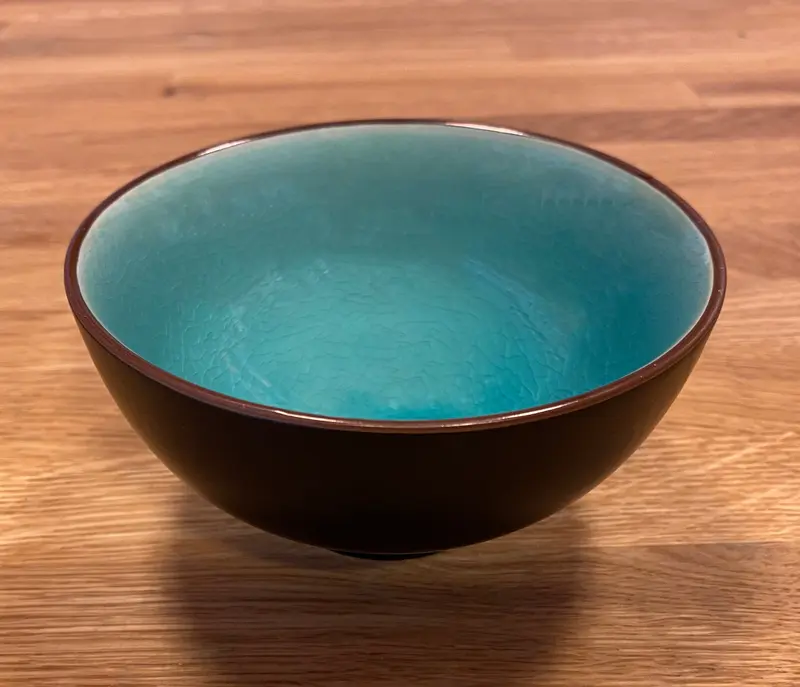 Teeschale Cha Wan türkis-blau
