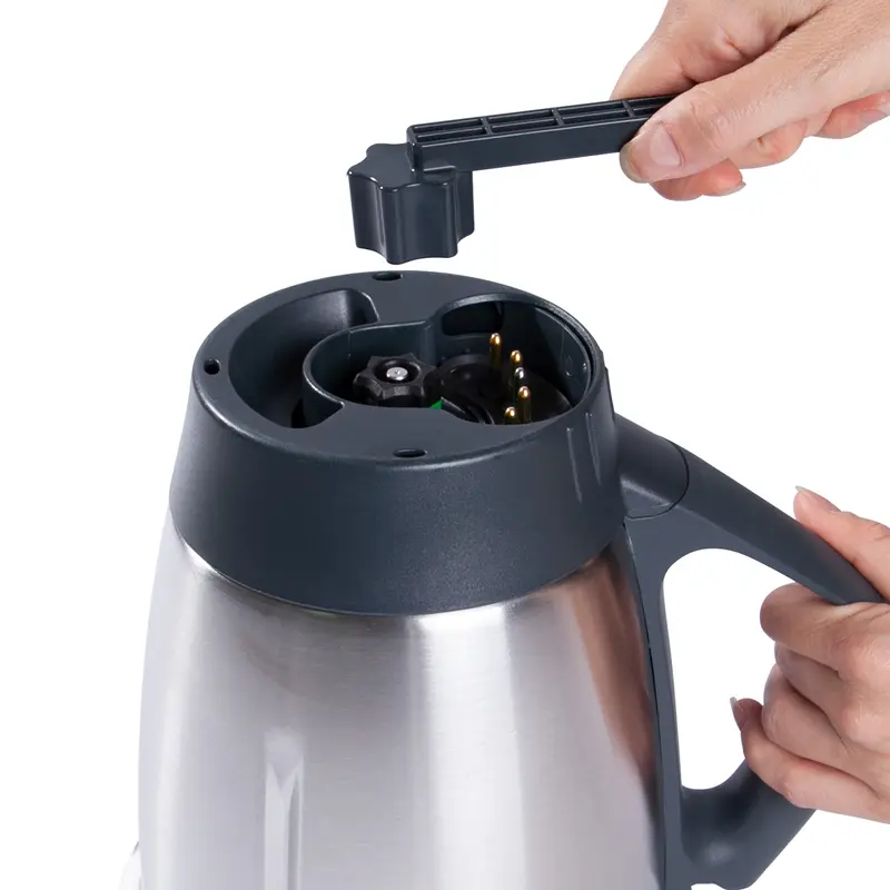 Teigblume, Teiglöser, Teigdreher, Messer-Drehhilfe für Thermomix TM7 TM6 TM5 TM31, anthrazit