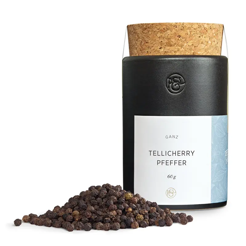 Tellicherry Pfeffer ganz