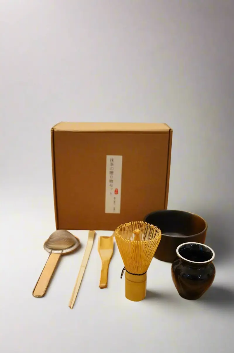 Terralux LLC - 6-Piece Japanese Matcha Ceremony Set (BLACK)