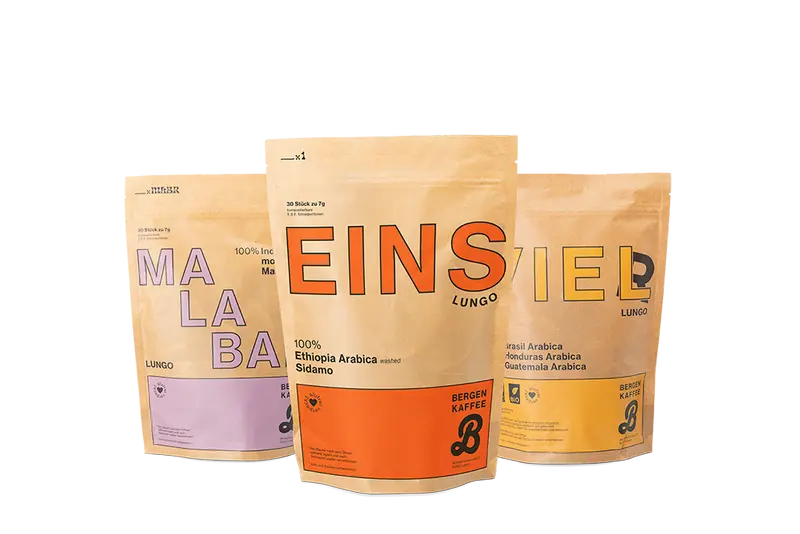 Testangebot Bergen Kaffeepads LUNGO