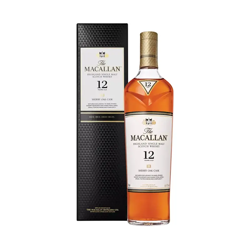 The Macallan Sherry Oak 12 Years Single Malt Whisky - 700ml