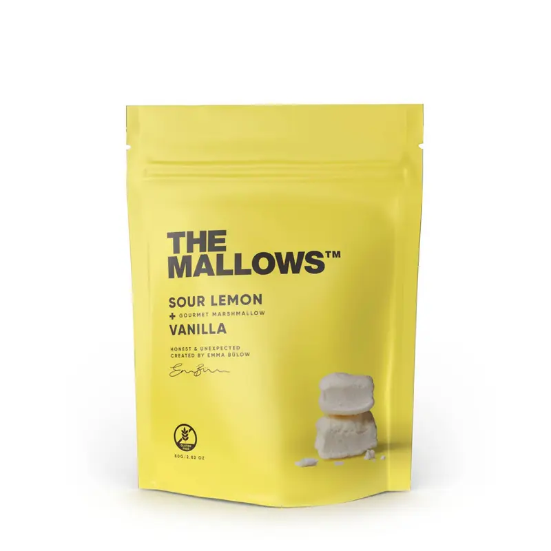 THE MALLOWS SOUR LEMON + VANILLA 80g
