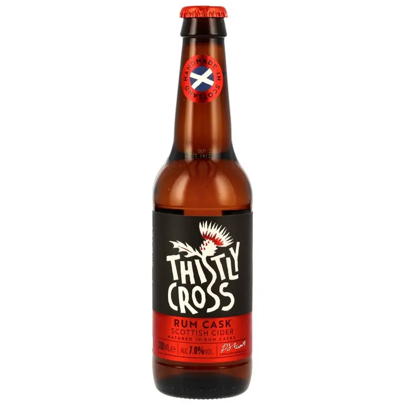 Thistly Cross - Rum Cask Cider als 6-Pack erhältlich