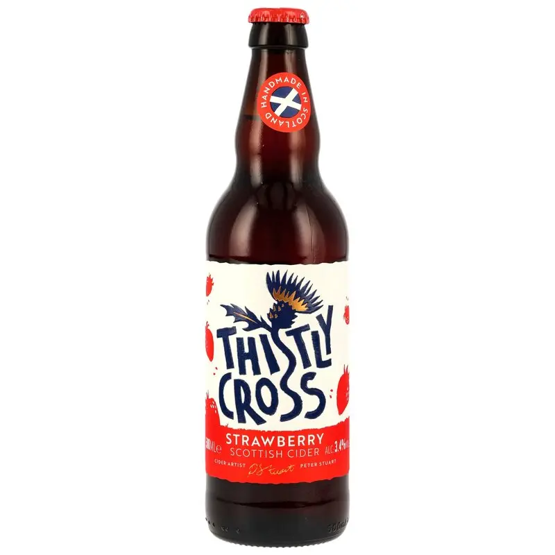 Thistly Cross - Strawberry Cider- (Abgabe nur im 6er Set-6 x 0.5ltr)