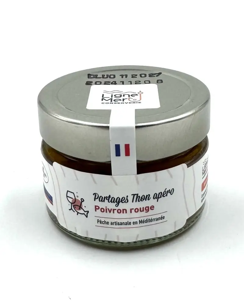 Thon rouge et poivron rouge à l'huile d'olive