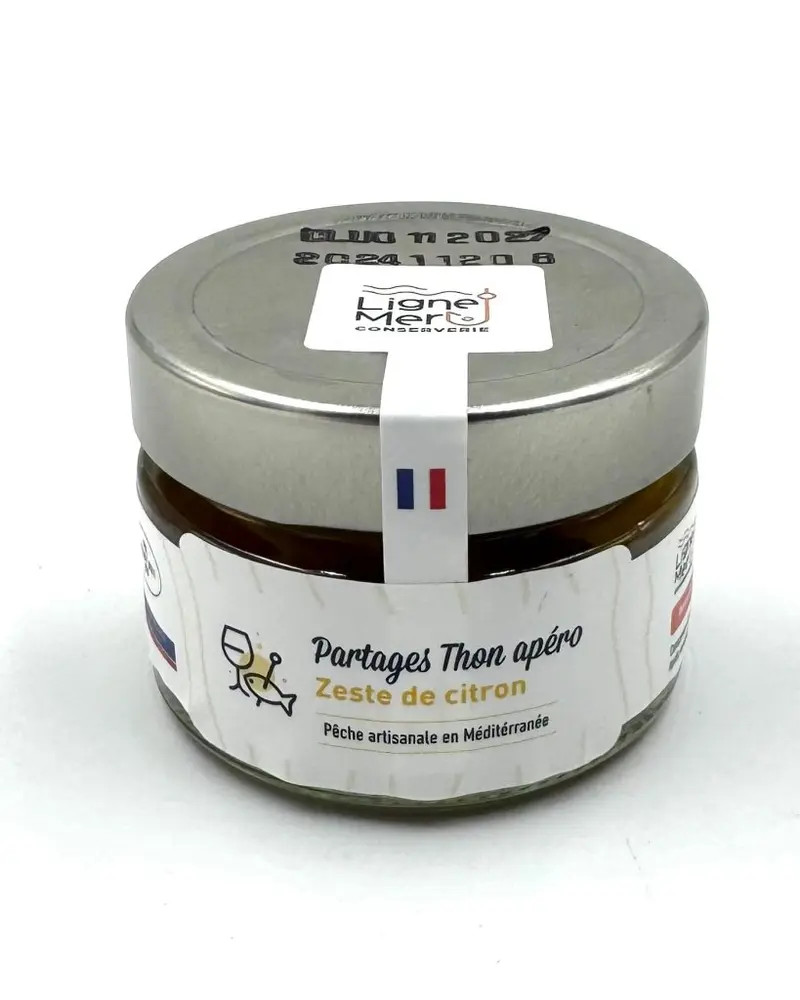 Thon rouge et zeste de citron à l'huile d'olive