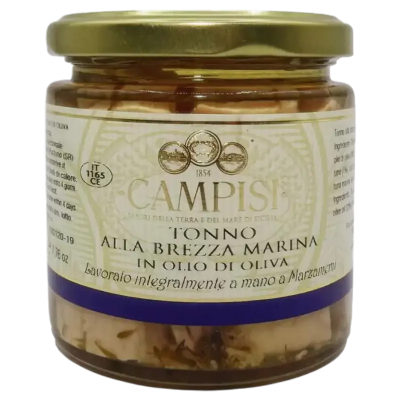Thunfisch "brezza marina" mit Thymian in Olivenöl 220g
