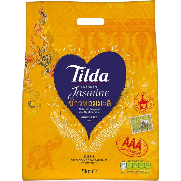 Tilda Jasmine Fragrant Rice - 5 Kg