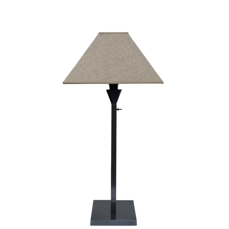 Tischlampe beige/schwarz