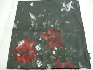 Tischläufer schwarz/rot 50x150cm