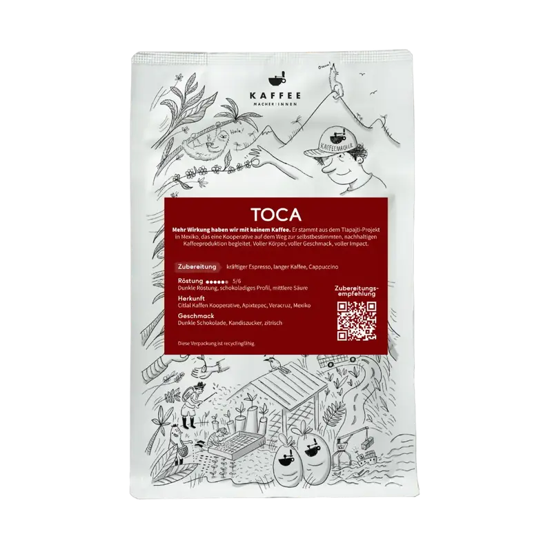 Toca, Espresso aus Mexiko