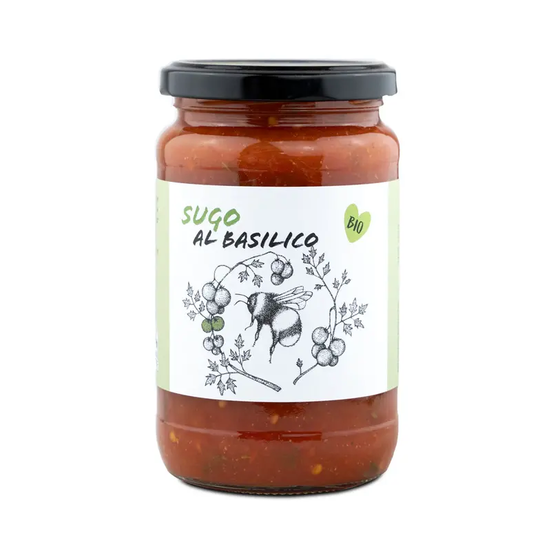 Tomaten Sugo al Basilico (Bio)