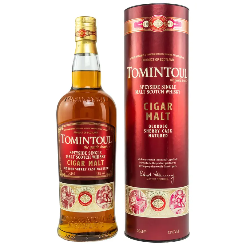 Tomintoul Cigar Malt 70cl 43% Vol.