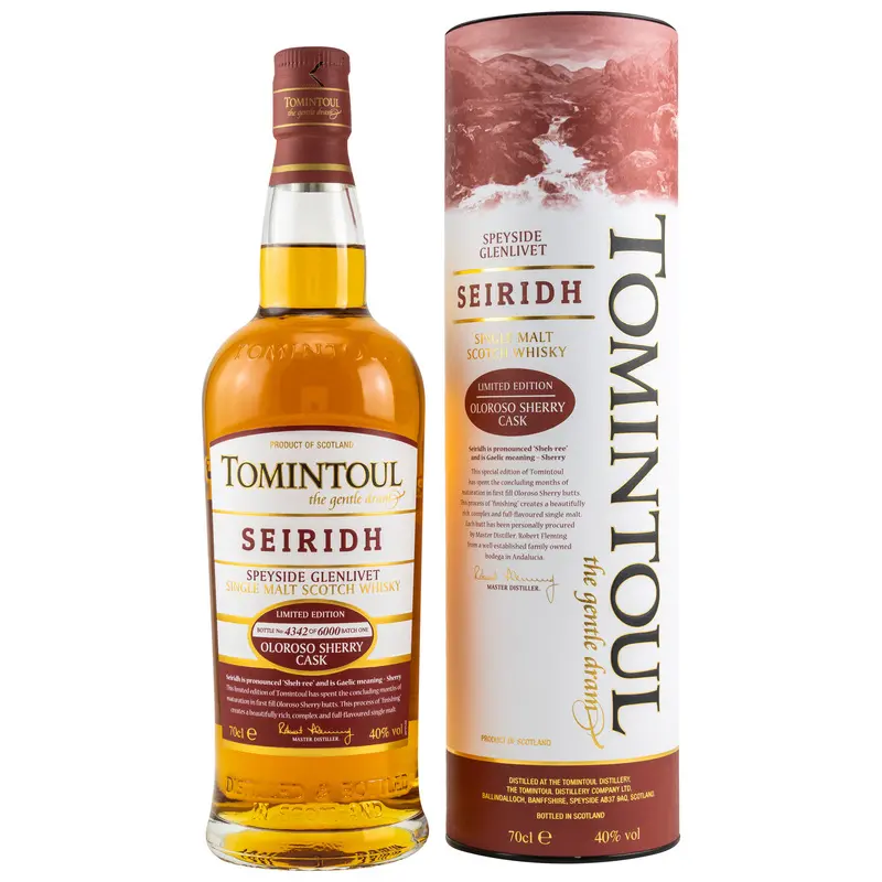 Tomintoul Seiridh Oloroso Sherry Finish