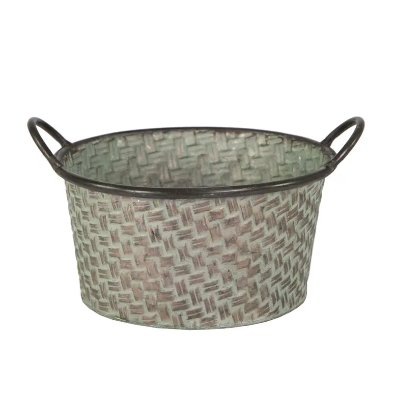 Topf Eisen grün D28cm