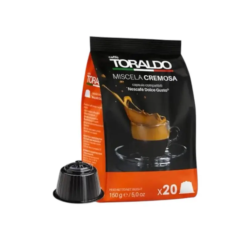 Toraldo 100 Kapseln Miscela Cremosa, Kom. Dolce Gusto®.
