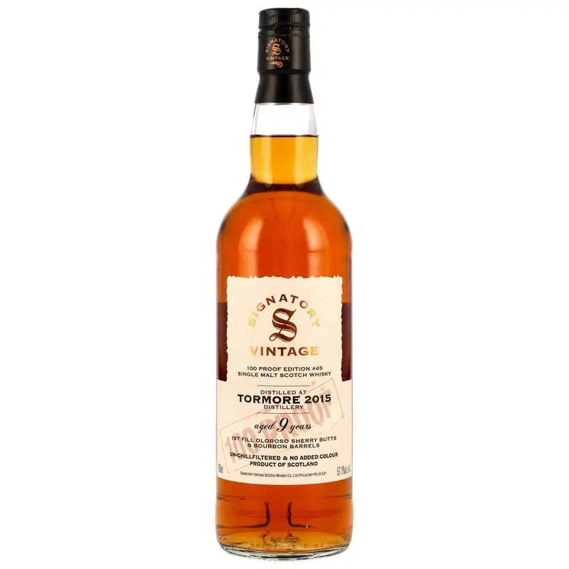 Tormore 2015/2025 - 9 y.o. - Signatory 100 PROOF Edition #45