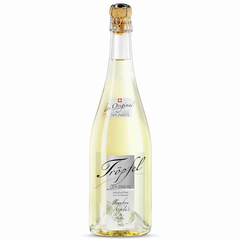 Tröpfel DER ZWEITE - Leichte herb, 75 cl – alkoholfrei