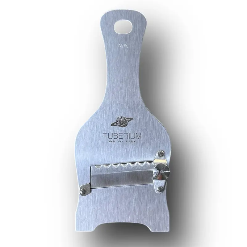 Trüffel - Hobel aus Inox Edelstahl, mit glatter oder gezahnter Klinge