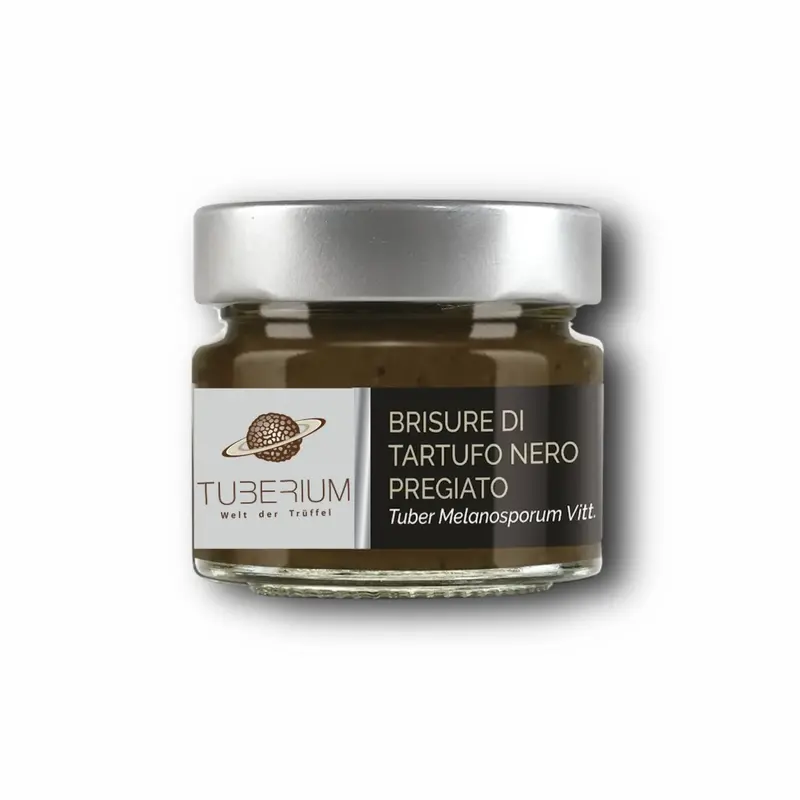 Tuberium Premium Trüffelpesto 90% - Schwarzer Edeltrüffel Périgord fein gehackt