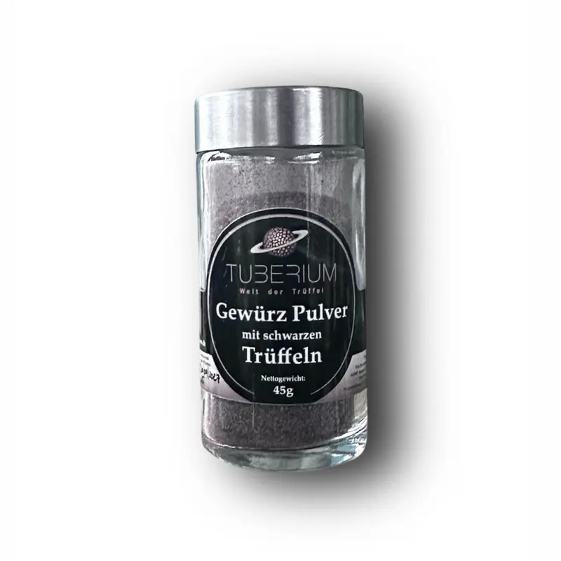 Tuberium Schwarzes Trüffel Gewürzpulver 45 g – Mit echtem Sommertrüffel, intensiv & ergiebig