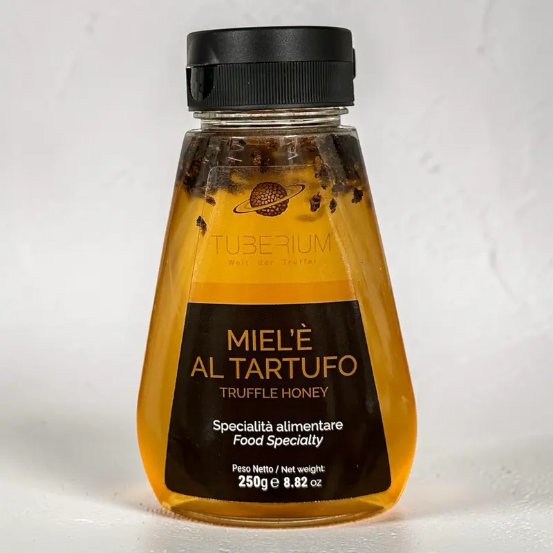 TUBERIUM Trüffelhonig – Italienischer Akazienhonig mit Sommertrüffel, 250 g