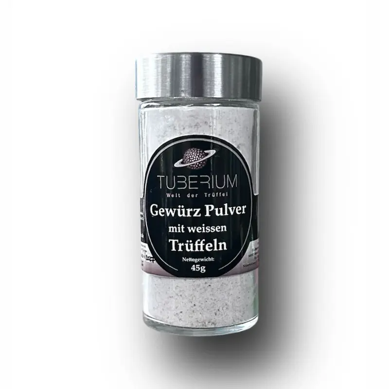 Tuberium Weißes Trüffel Gewürzpulver 45 g – Mit echtem weißen Trüffel, intensiv & ergiebig