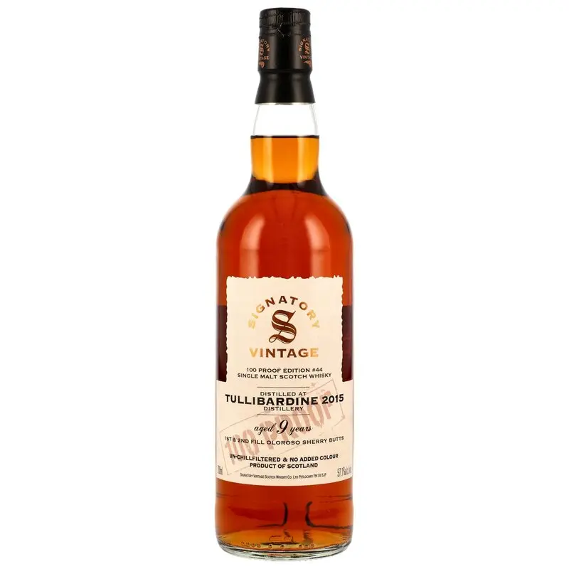 Tullibardine 2015/2025 - 9 y.o. - Signatory 100 PROOF Edition #44